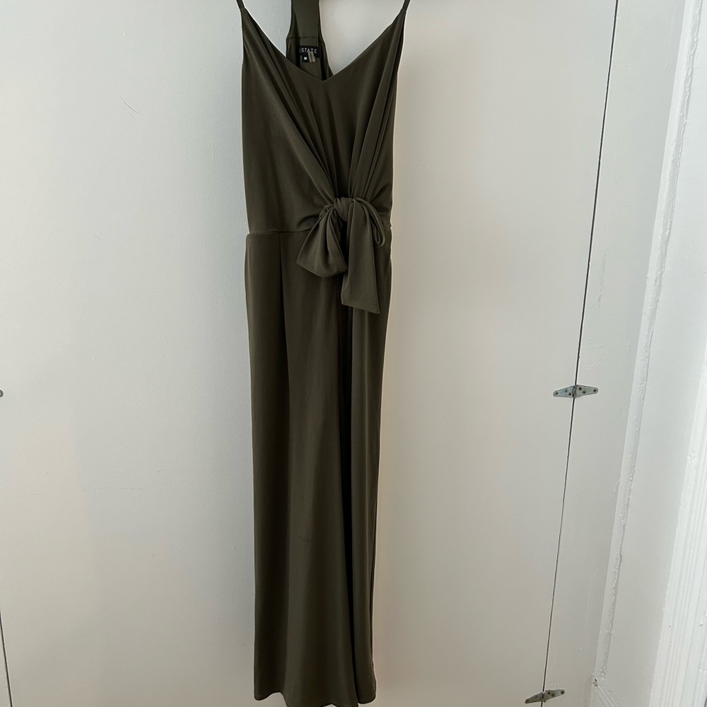 1. State Olive Green Jumpsuit